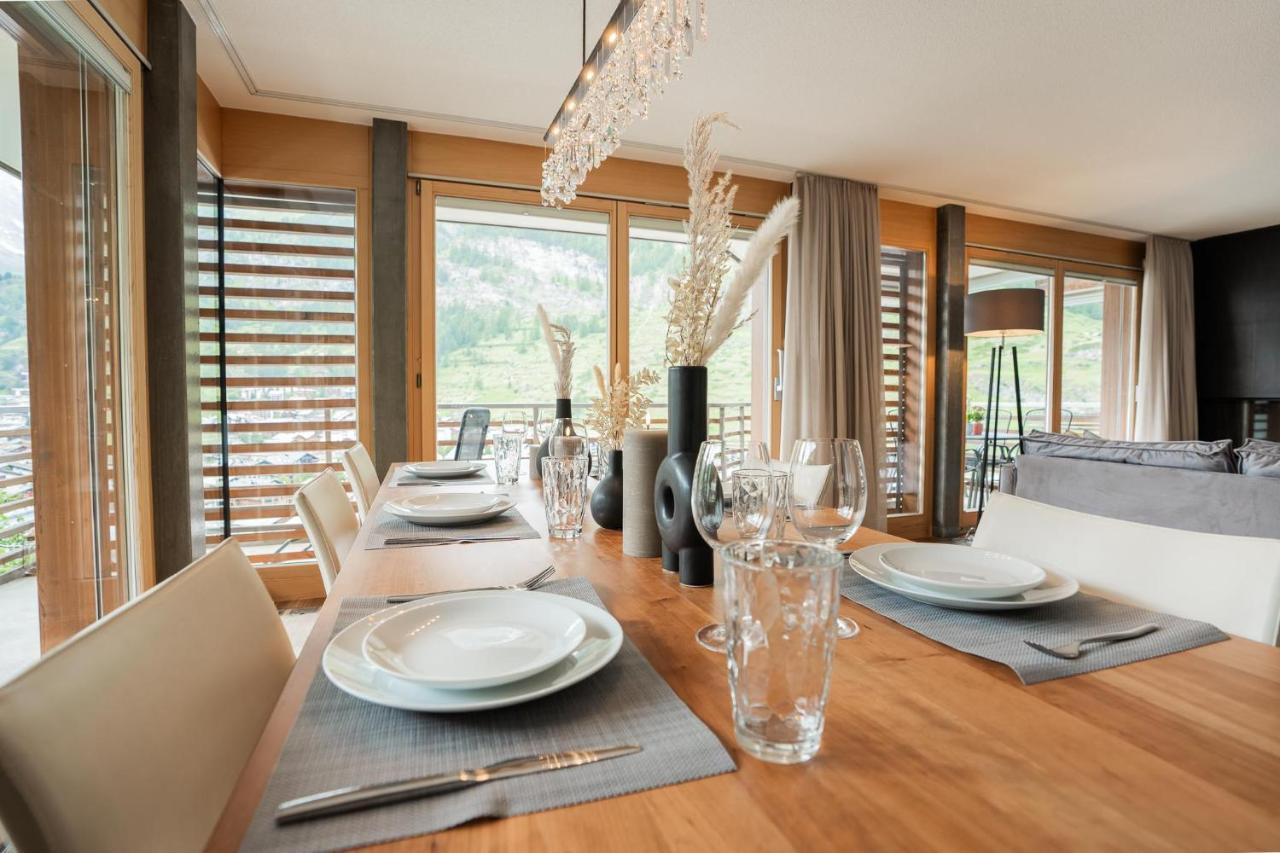 Fantastic Panoramic View Home In Zermatt Extérieur photo